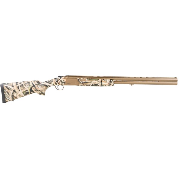 TriStar 35226 Hunter Mag II12 Gauge 3.5" 2rd 28" Bronze Vent Rib Barrel/Receiver, Mossy Oak Shadow Grass Blades Stock, Includes 5 MobilChoke