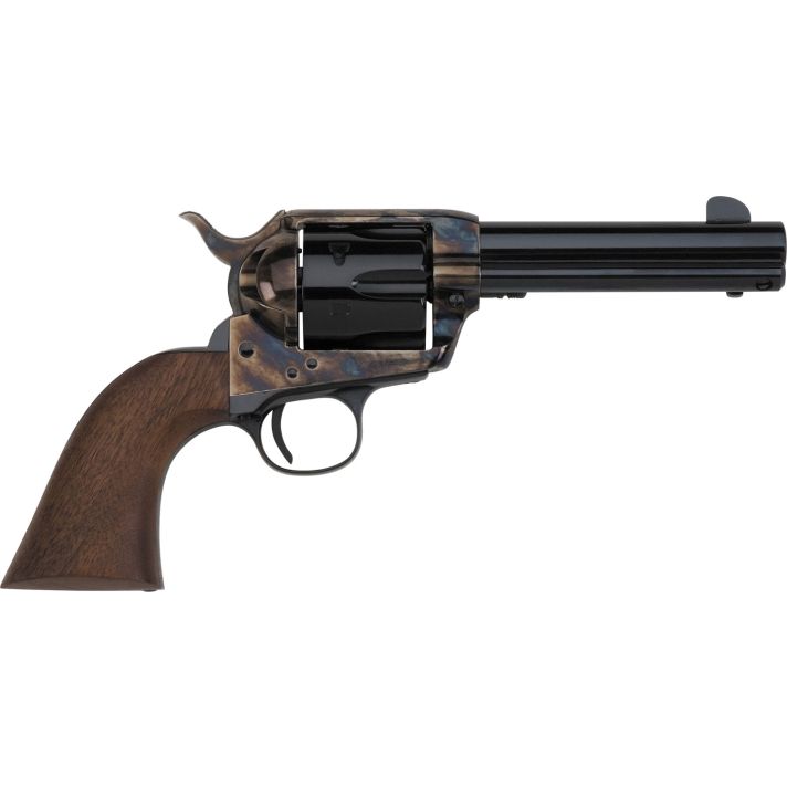 Pietta HF357CHS434NM 1873 Great Western II Californian 357 Mag 6rd 4.75" Blued Steel Barrel & Cylinder, Color Case Hardened Steel Frame, Walnut Grip, Exposed Hammer