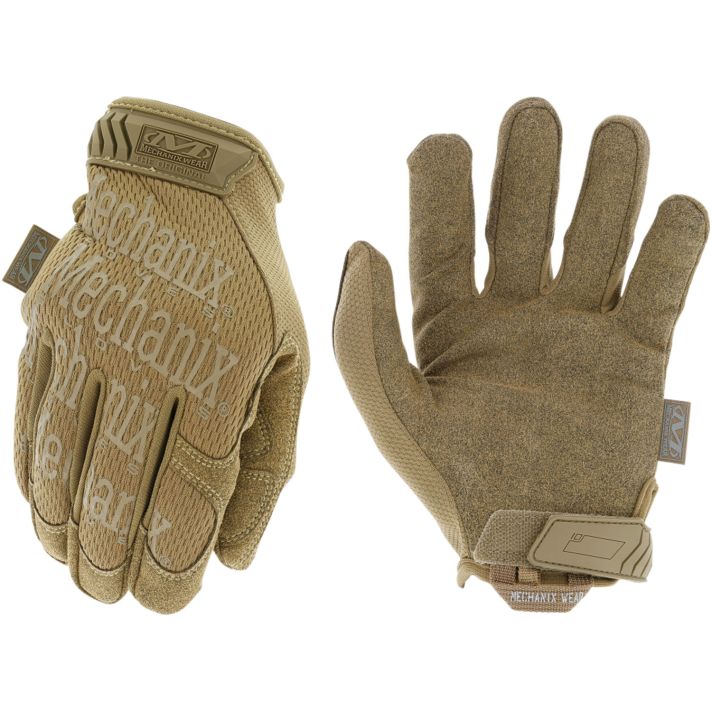 Mechanix Wear MG72008 OriginalCoyote Synthetic Leather Small Velcro Closure