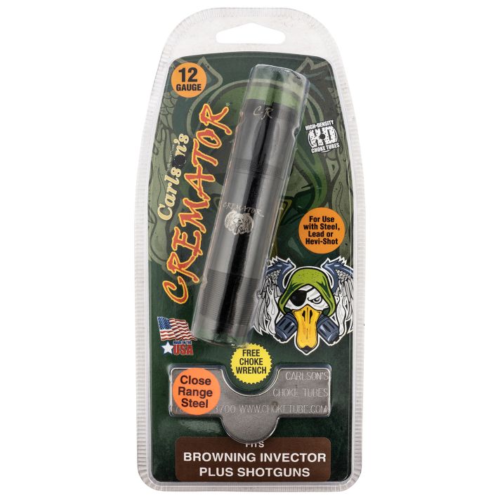 Carlson's Choke Tubes 11623 Cremator Invector Plus Browning 12 Gauge Close Range Non-Ported 17-4 Stainless Steel