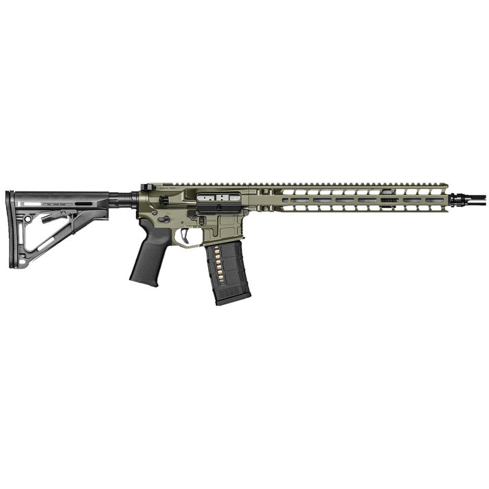 Radian Weapons R0536 Model 1 Carbine 223 Wylde 30+1 14.50" Pinned & Welded Barrel, OD Green Billet Rec/M-Lok Handgaurd, Magpul Grip & CTR Stock, Ambi Controls, Mid-Length Gas