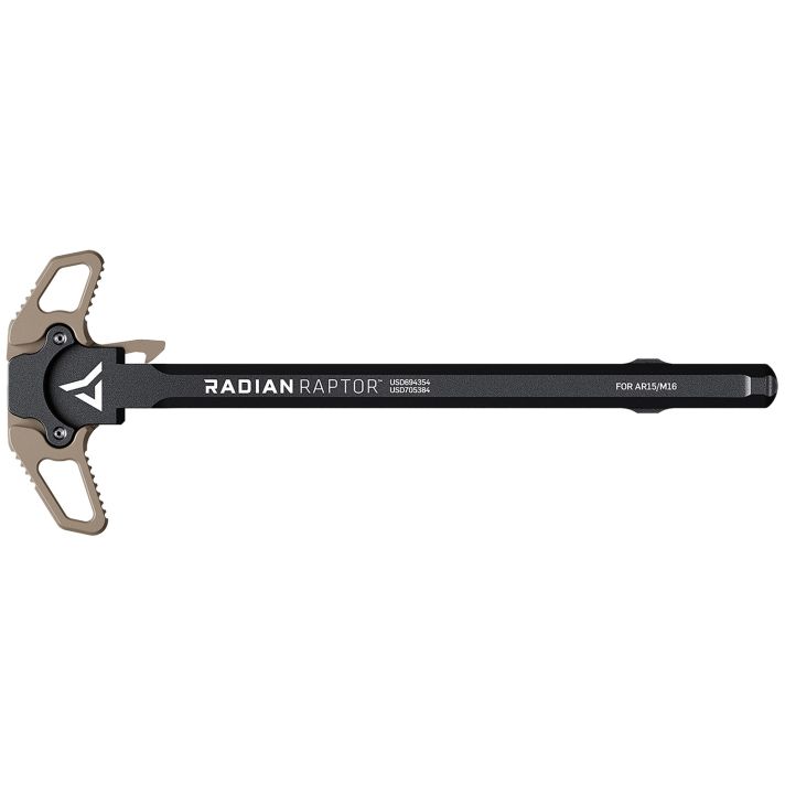 Radian Weapons R0003 RaptorAmbi Charging Handle, FDE, Fits Mil-Spec AR-15/M16 Platform