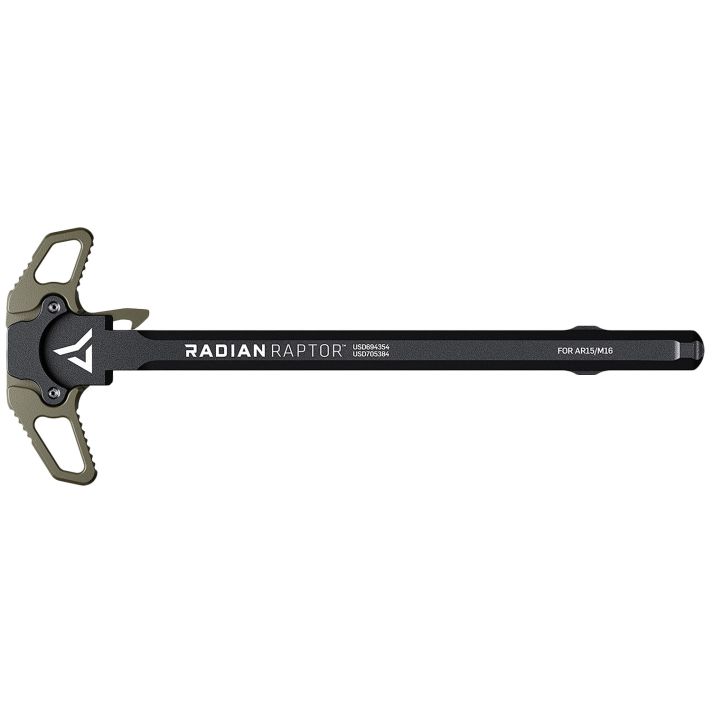 Radian Weapons R0375 RaptorAmbi Charging Handle, Radian OD, Fits Mil-Spec AR-15/M16 Platform