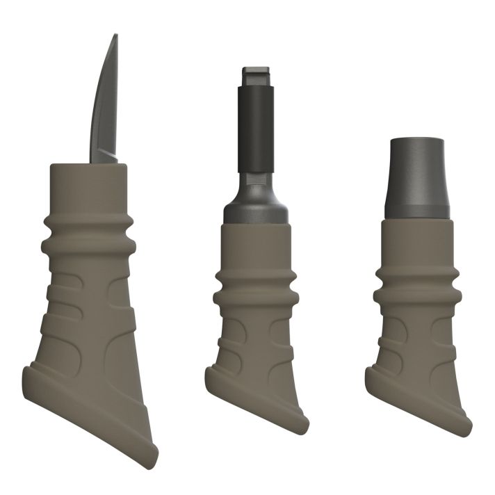 Foxpro FURTPK Furtaker Combo Pack Bite/Closed/Open Call Single Reed Coyote/Prey Sounds Attracts Predators Tan 3 Piece