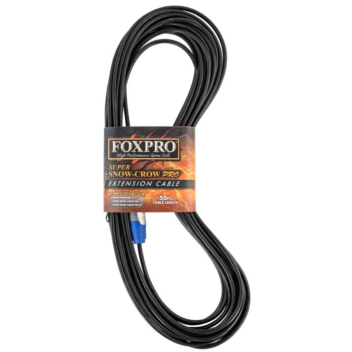 Foxpro CBL50FTSCP2SSCP Speaker Extension Cable50' Black for FoxPro Super Snow Crow Pro & Snow Crow Pro 2