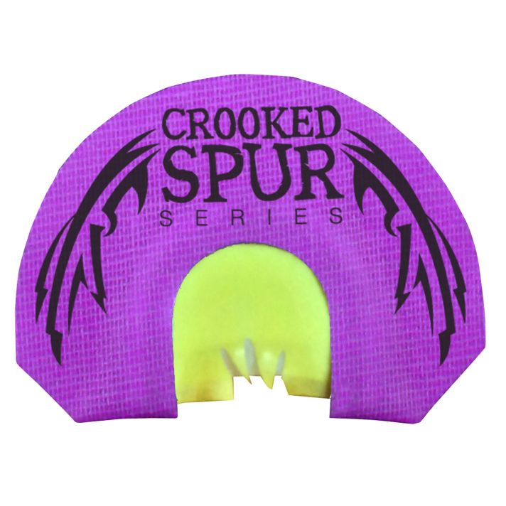Foxpro CSMOUTHVFANG Crooked Spur V-Fang Diaphragm Call Triple Reed Turkey Sounds Attracts Turkeys Purple