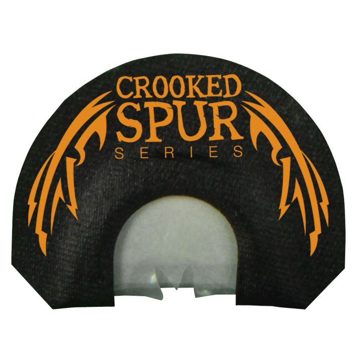 Foxpro CSMOUTHBL Crooked Spur V-Cut Diaphragm Call Attracts Turkeys, 3.5 Prophylactic Reeds,