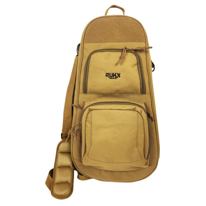 Rukx Gear ATICTARPT Discrete AR-Pistol Backpack Tan 600D Polyester Holds 1