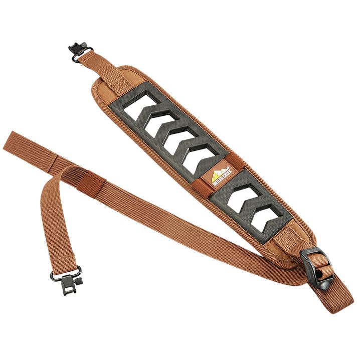 Butler Creek 190031 Featherlight Rifle Sling Brown/Black Foam 22"- 36" OAL Adjustable Rifle