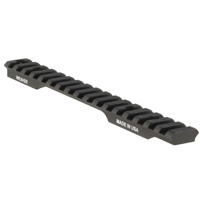 Weaver Mounts 99466 Multi-Slot BaseExtended Black Aluminum Fits Savage 10 Short Action