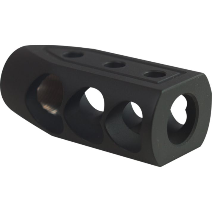 Timber Creek Outdoors 50BEOHBBLC Muzzle BrakeBlack Cerakote with 49/64-20 tpi Threads for 50 Beowulf AR-Platform