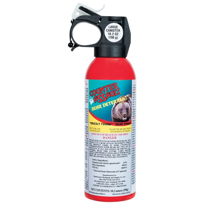 Counter Assault 15067035 Bear SprayCapsaicin Range 32 ft-7 Seconds 10.20 oz Includes Holster