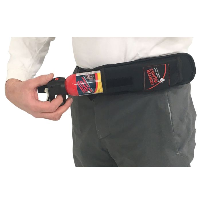 Counter Assault 15067044 Bear SprayBelt/Chest Holster Black Nylon Swivel Clip