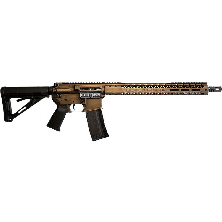 Black Rain BROSS2020FRBB Fission5.56x45mm NATO 16" 30+1 Bronze Battleworn Cerakote Black Adjustable Magpul MOE Stock