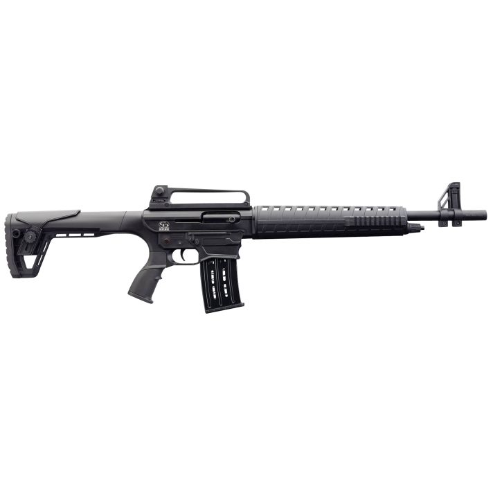 Charles Daly 930190 AR-12SSemi-Auto 12 Gauge 5+1 3" 18.50" Blued Barrel Black Anodized Rec Black Fixed with Adjustable Comb Stock Right Hand