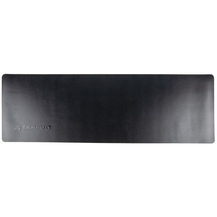 TekMat TEKR44STEALTHBK Stealth Ultra 44 Cleaning Mat Black Rubber 15"x44" TEKMAT Logo