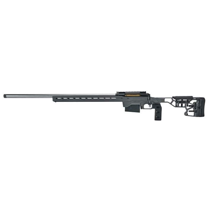 Savage Arms 57703 110 Elite Precision 6.5 Creedmoor 10+1 26" Matte Stainless, Matte Black Rec, Gray Cerakote Adjustable MDT ACC Aluminum Chassis Stock, Left Hand (MB Not Included)
