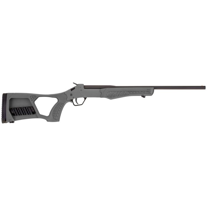 Rossi SSP1GRAY Tuffy Single Shot Youth 410 Gauge Break Open 3" 1rd 18.50" Matte Black Barrel, Matte Black Steel Receiver, Gray Synthetic Thumbhole Stock w/Shell Holder, Right Hand
