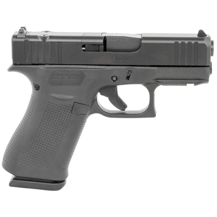 Glock PX4350201FRMOS G43X MOS Sub-Compact 9mm Luger 10+1 3.41" Black GMB Barrel, Black nDLC MOS Cut/Serrated Steel Slide, Black Polymer Frame w/Picatinny Rail Black Textured Polymer Grip, Ambidextrous