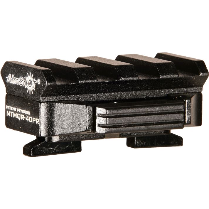 AimShot MTMQR40PR M-LOK AdapterQuick Release Black Anodized Aluminum, Picatinny Rail Mount