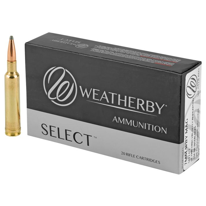 Weatherby H7MM154IL Select7mmWthbyMag 154gr Hornady Interlock 20 Per Box/10 Case