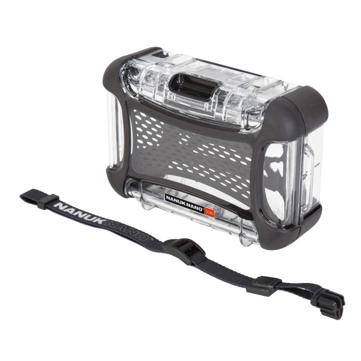 Nanuk 3300011 Nano 330 Clear Polycarbonate w/ PowerClaw Latches Incudes Carry Strap