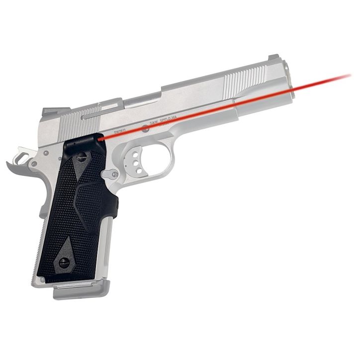 Crimson Trace 011200 LG-401 Front Activation LasergripsBlack Red Laser 1911 Full Size