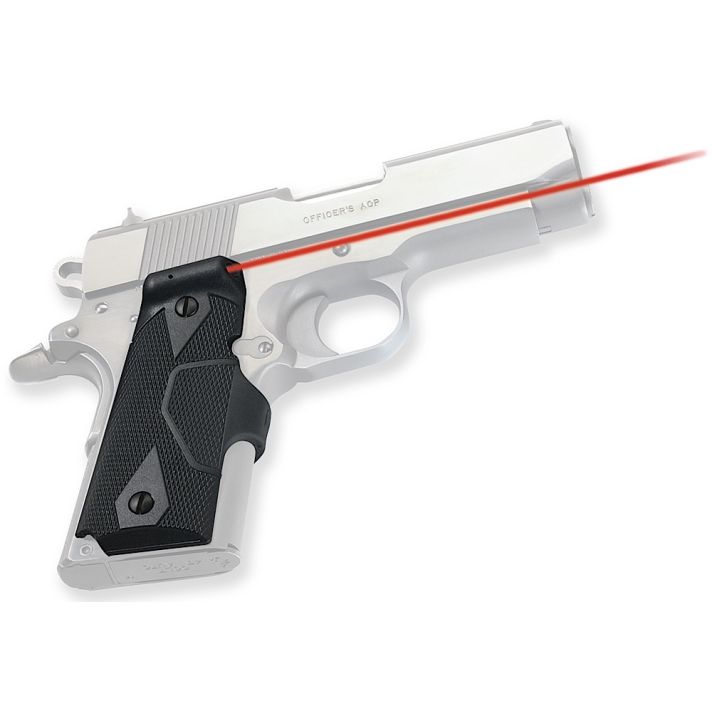 Crimson Trace 011210 LG-404 Front Activation LasergripsBlack Red Laser 1911 Compact
