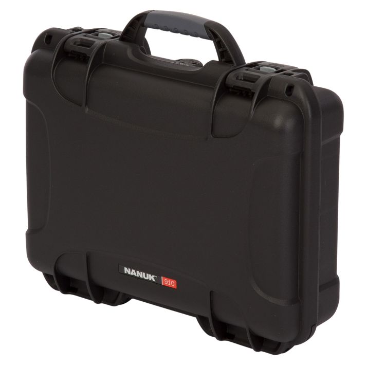 Nanuk 9101001 910Waterproof Black Resin w/ Foam Padding&Airline Approved