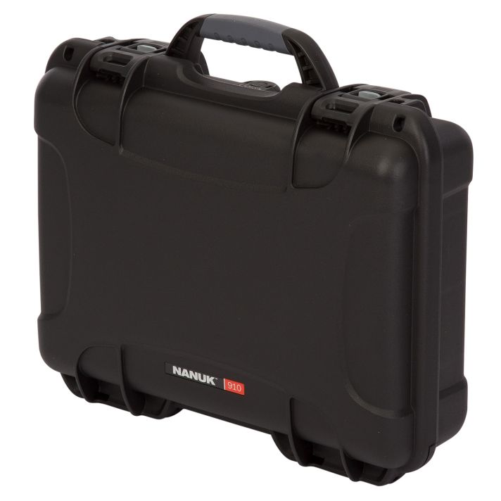 Nanuk 910GLOCK1 910Black Polymer Compatible w/Glock Holds 2
