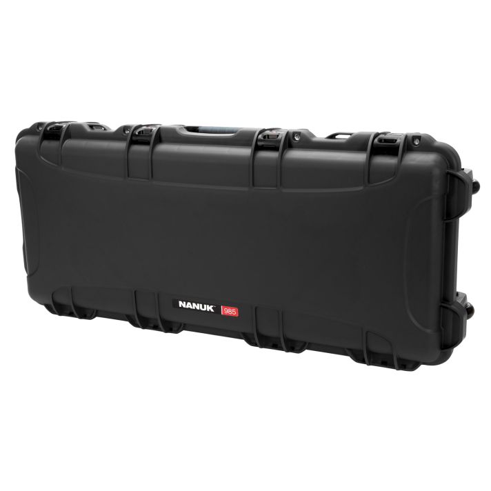Nanuk 985TAK1 985 Takedown Case Waterproof Black NK-7 Resin w/ Foam Padding Wheels & Handle