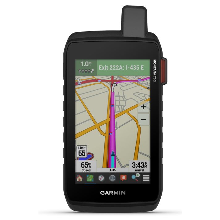 Garmin 0100234710 Montana 700i GPS Navigation Black Rechargeable Li-ion Battery Bluetooth/ANT+