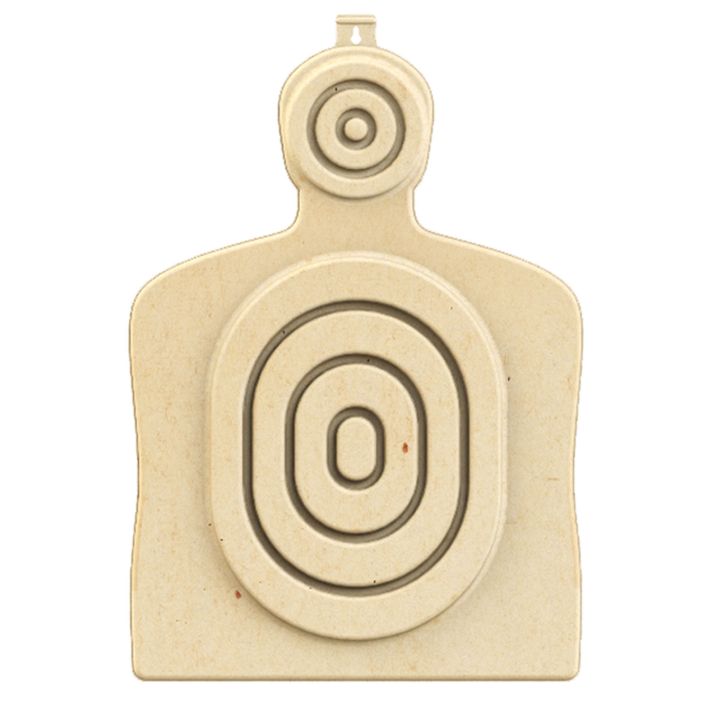 Birchwood Casey 3DTGTBTT Torso Target31.25" H x 21.25" W x 1" D 3D Bullseye Tan 3 Per Pack