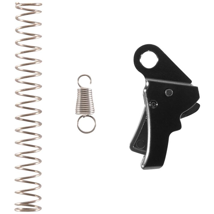 Apex Tactical 115112 Action EnhancementCurved Trigger w/ 5-5.50 lbs Draw Weight & Black Finish for Springfield Hellcat