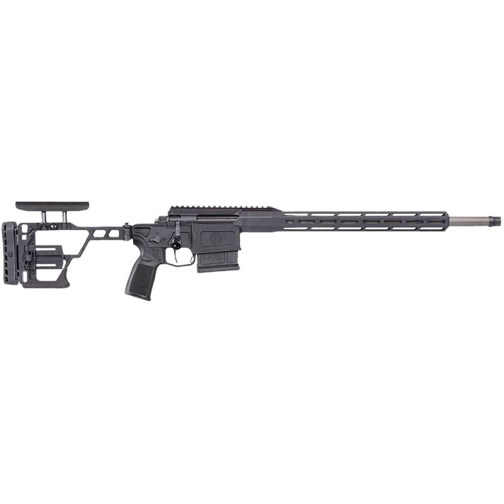 Sig Sauer CROSS6518B Cross6.5 Creedmoor 5+1 18" Barrel, Black Anodized Metal Finish, Black Sig Precision Adjustable Folding Stock, Curved 2 Stage Match Trigger, Black Polymer Grip