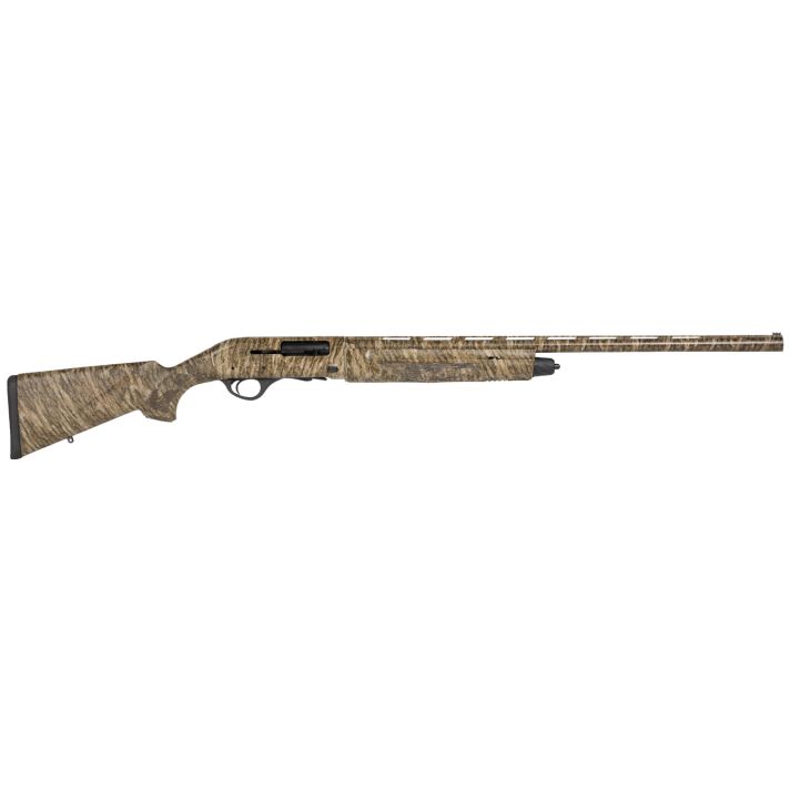 Escort HEPS122805BL PSFull Size 12 Gauge Semi-Auto 3" 4+1 28" Mossy Oak Bottomland Vent Rib Barrel, Grooved Aluminum Receiver, Adjustable Mossy Oak Bottomland Synthetic Stock, Right Hand