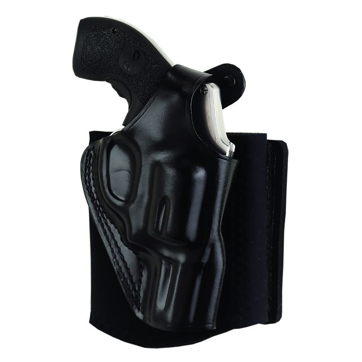 Galco AG870RB Ankle GloveSize Fits Ankles up to 13" Black Leather Hook & Loop Fits Sig P365 Fits Sig P365XL Right Hand