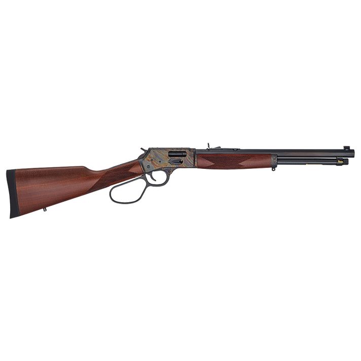 Henry H012GMRCC Big Boy Side Gate Full Size 38 Special/357 Mag 7+1 16.50" Blued Octagon Barrel, Color Case Hardened Steel Receiver, American Walnut Stock Right Hand