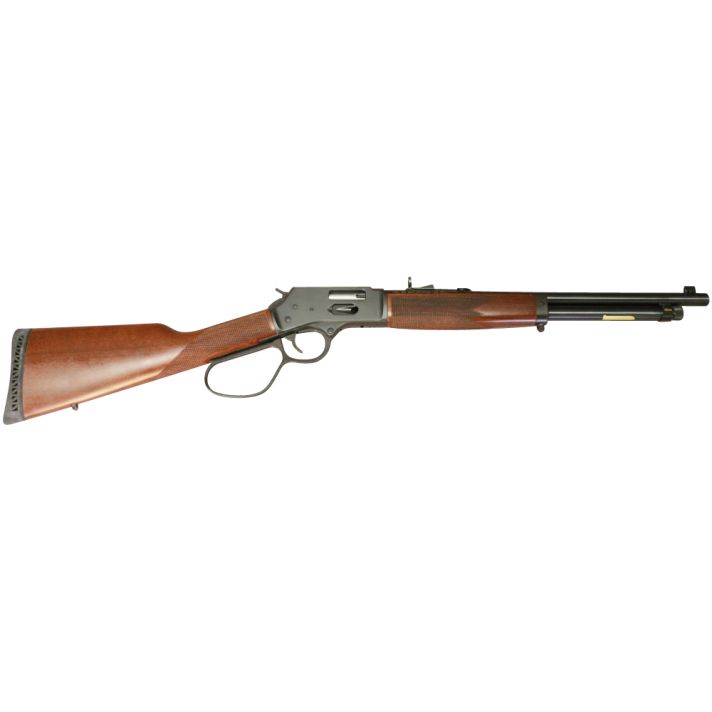 Henry H012GR Big Boy Carbine Side Gate Full Size 44 Mag 7+1 16.50" Blued Steel Barrel, Blued Steel Receiver, American Walnut Wood Stock Right Hand