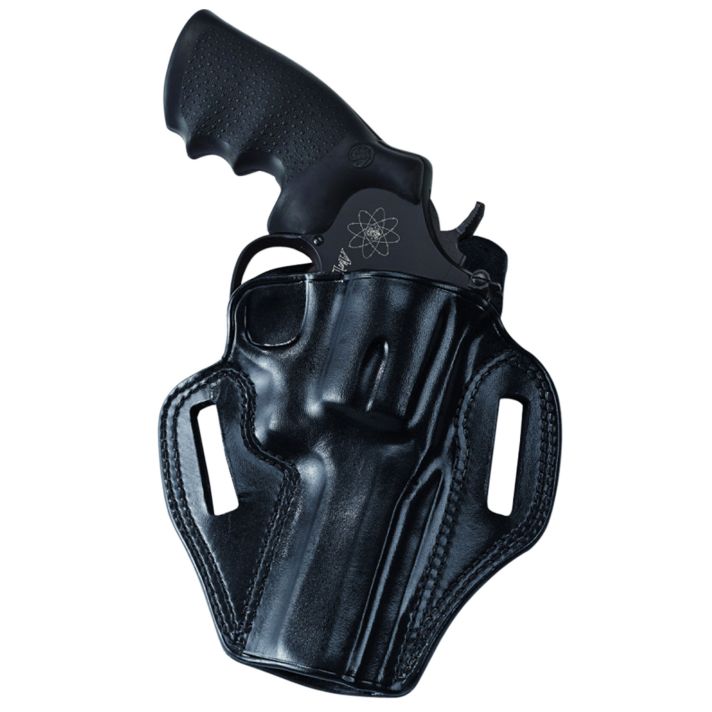 Galco CM800B Combat MasterOWB Black Leather Belt Slide Fits Glock 43/43x Fits Springfield Hellcat Right Hand