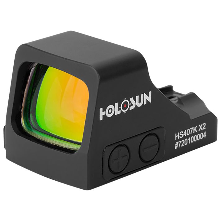 Holosun HS407KX2 407Black Anodized 1 x 0.58" x 0.77" 6 MOA Red Dot