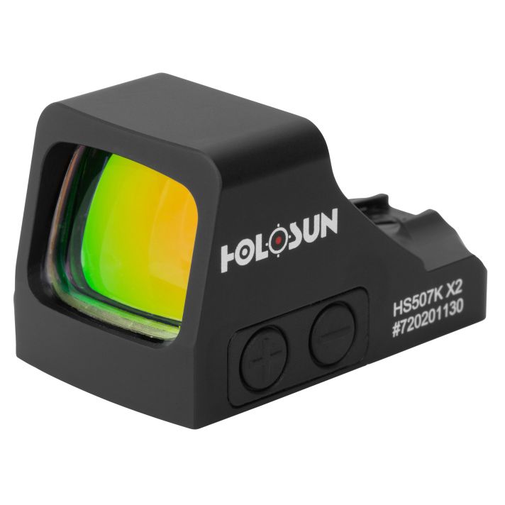 Holosun HS507KX2 507Black Anodized 1 x 0.58" x 0.77" 2 MOA red Dot/32 MOA Circle Multi Reticle