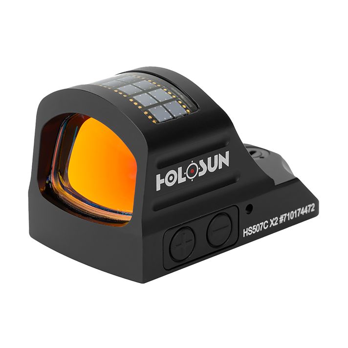 Holosun HS507CX2 507Black Anodized 1 x 0.63" x 0.91" 2 MOA Red Dot/32 MOA Circle Multi Reticle