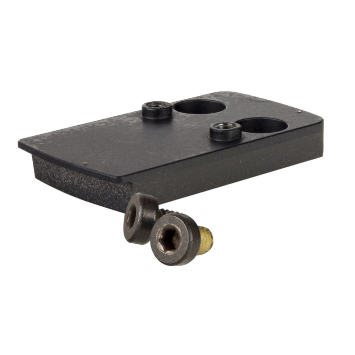 Trijicon AC32092 Adapter PlateMatte Black Steel, Fits Springfield Hellcat OSP/S&W M&P Shield C.O.R.E, RMSc Footprint Mount