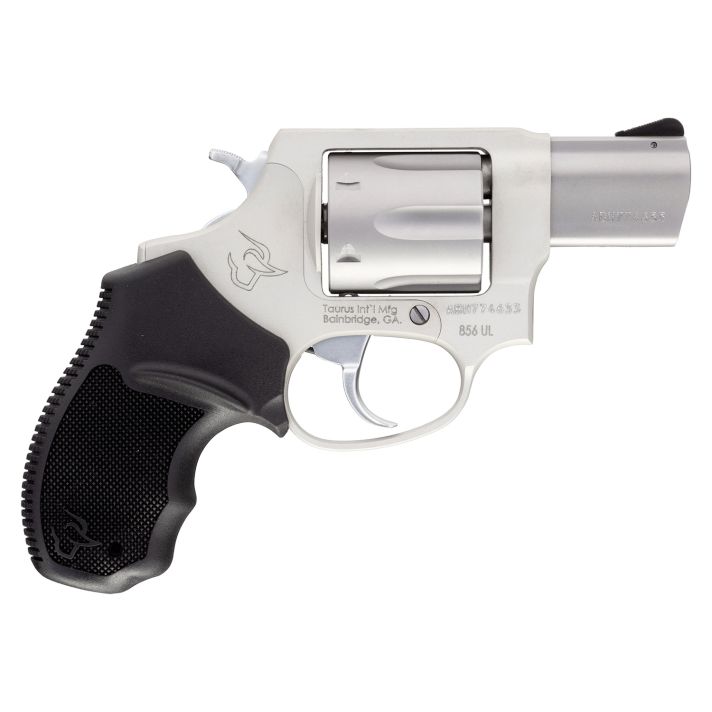 Taurus 2-85629UL 856 Ultra-Lite *CA Compliant 38 Special 6rd 2" Matte Stainless Steel Black Rubber Grip