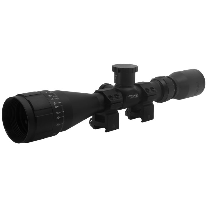 BSA 3006412X40AOWRTB Sweet 30-06 Black Matte 4-12x 40mm AO 1" Tube 30/30 Reticle Features Weaver Rings
