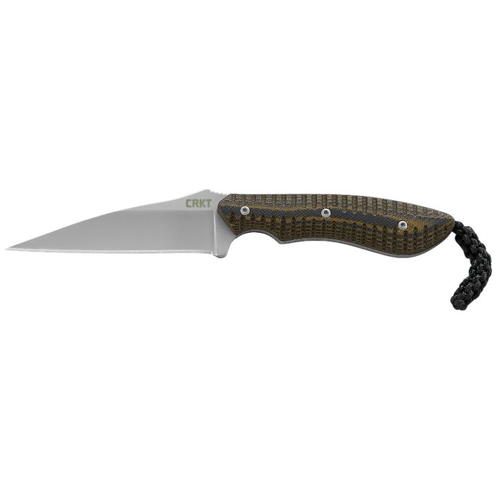 CRKT 2388 S.P.E.W.3" Fixed Wharncliffe Plain Bead Blasted Black/Brown Blade/G10 Black/Brown G10 Handle Includes Sheath