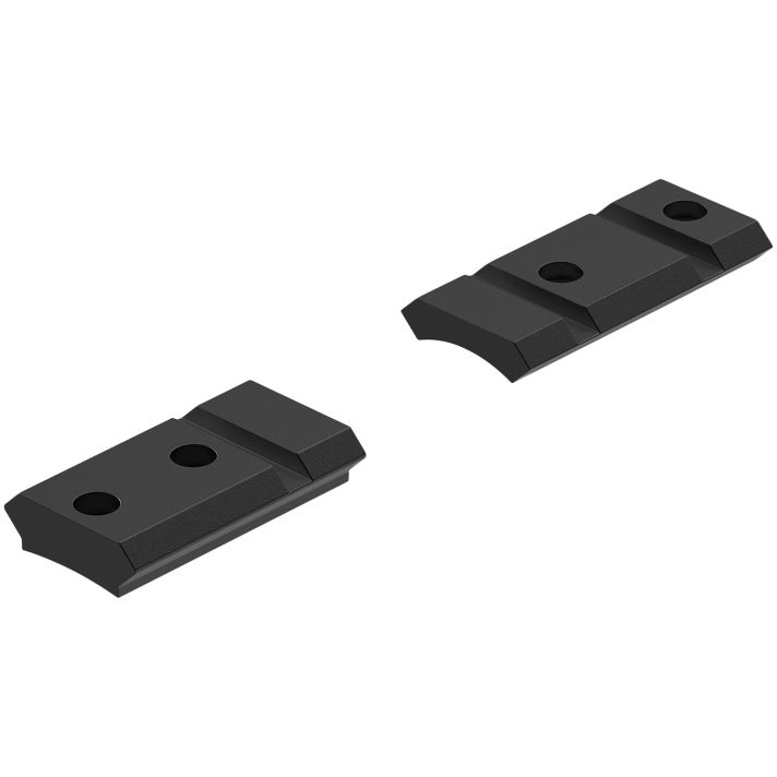 Leupold 180293 QRW Cross-Slot Base Set Matte Black Remington 700