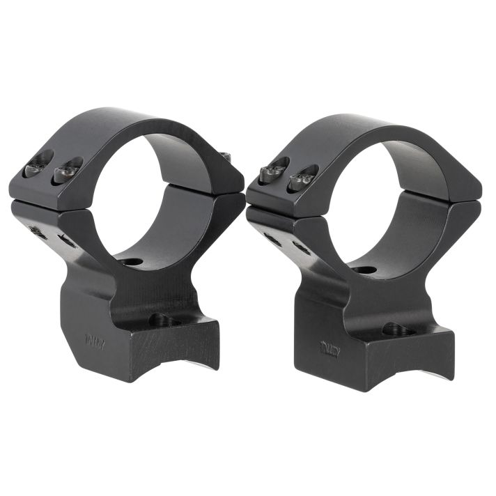 Talley 950766 Scope Mount/Ring Combo Lightweight Matte Black Aluminum 1" Tube Barrett Fieldcraft Picatinny Rail Mount High Rings