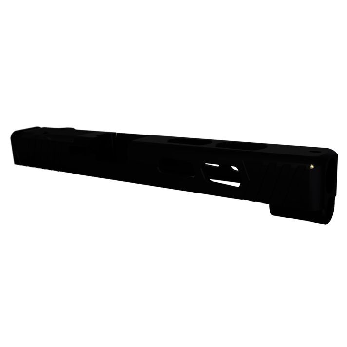 Rival Arms RA10G705A Precision Slide A1 Docter Cut Black QPQ Case Hardened 17-4 Stainless Steel for Glock 34 Gen 3